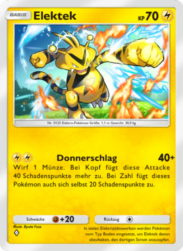Elektek 101 — Unschlagbare Gene (German Pokémon TCG card)