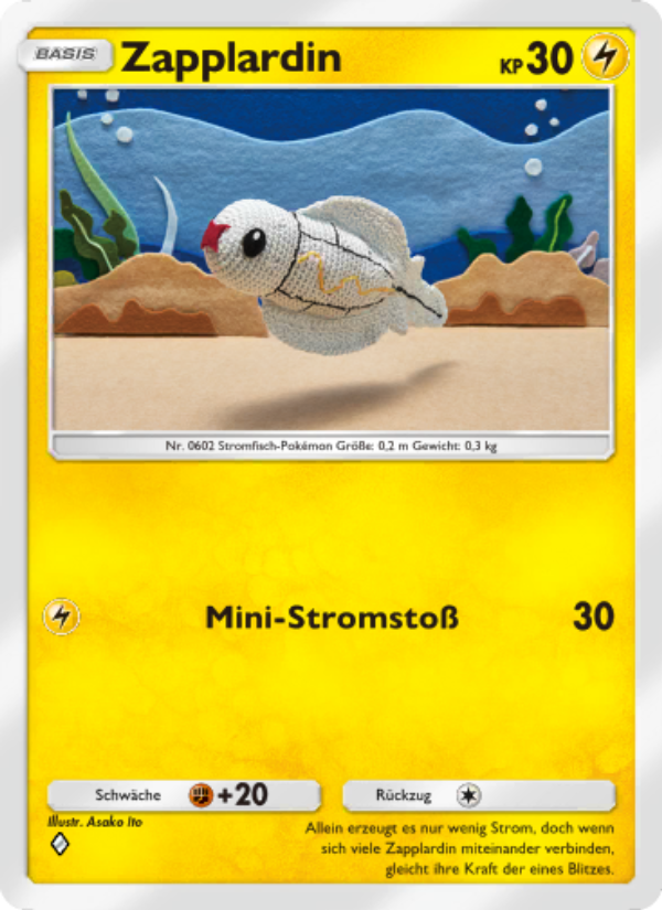 Zapplardin 107 — Unschlagbare Gene (German Pokémon TCG card)