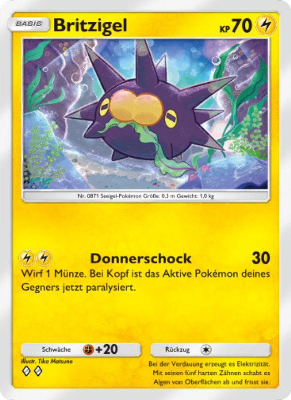 Britzigel 112 — Unschlagbare Gene (German Pokémon TCG card)