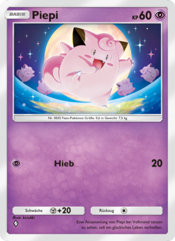 Piepi 113 — Unschlagbare Gene (German Pokémon TCG card)