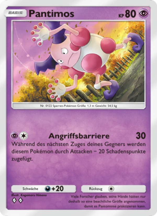 Pantimos 126 — Unschlagbare Gene (German Pokémon TCG card)