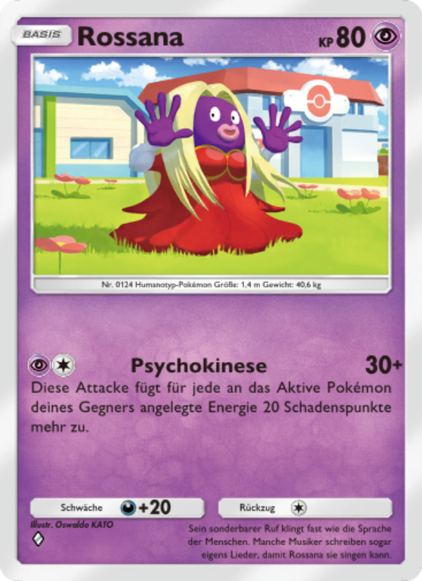 Rossana 127 — Unschlagbare Gene (German Pokémon TCG card)