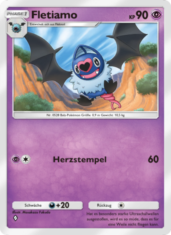Fletiamo 134 — Unschlagbare Gene (German Pokémon TCG card)