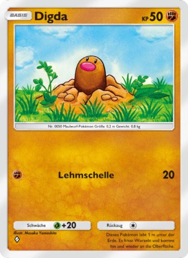 Digda 139 — Unschlagbare Gene (German Pokémon TCG card)