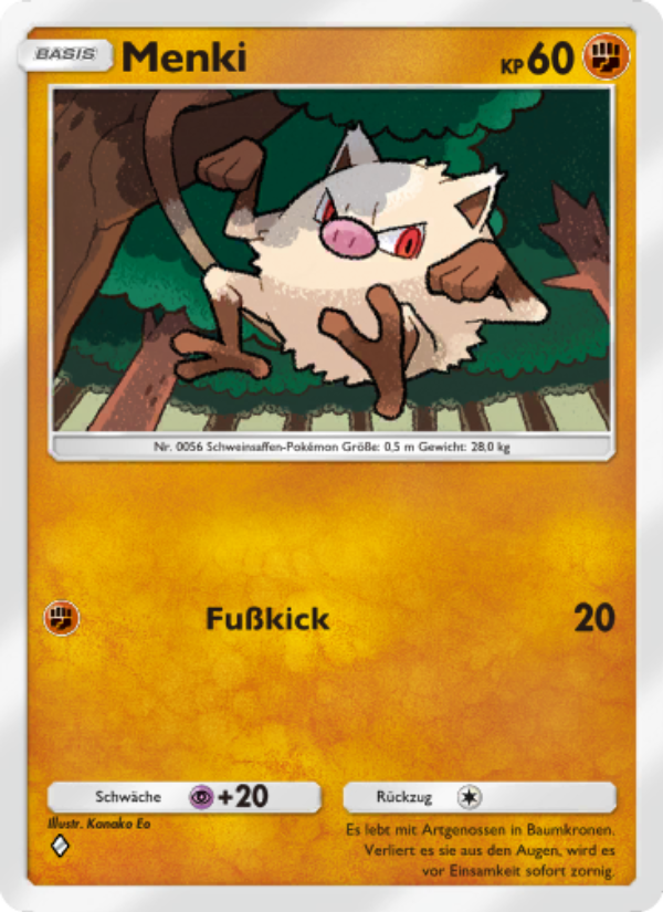 Menki 141 — Unschlagbare Gene (German Pokémon TCG card)