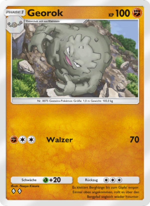 Georok 148 — Unschlagbare Gene (German Pokémon TCG card)