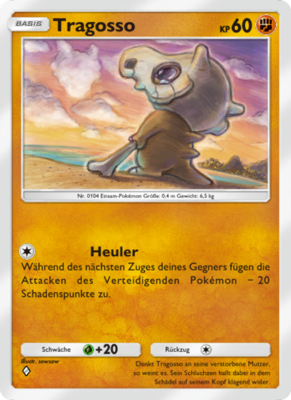 Tragosso 151 — Unschlagbare Gene (German Pokémon TCG card)