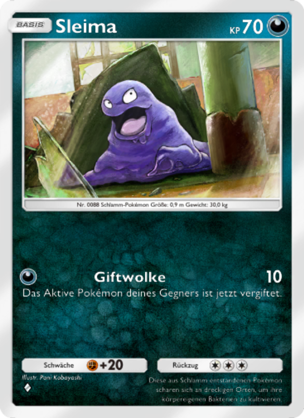 Sleima 174 — Unschlagbare Gene (German Pokémon TCG card)