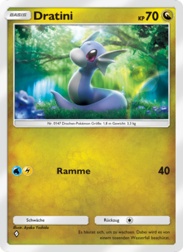 Dratini 183 — Unschlagbare Gene (German Pokémon TCG card)