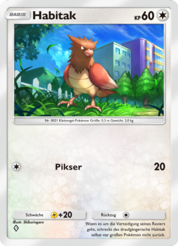 Habitak 191 — Unschlagbare Gene (German Pokémon TCG card)