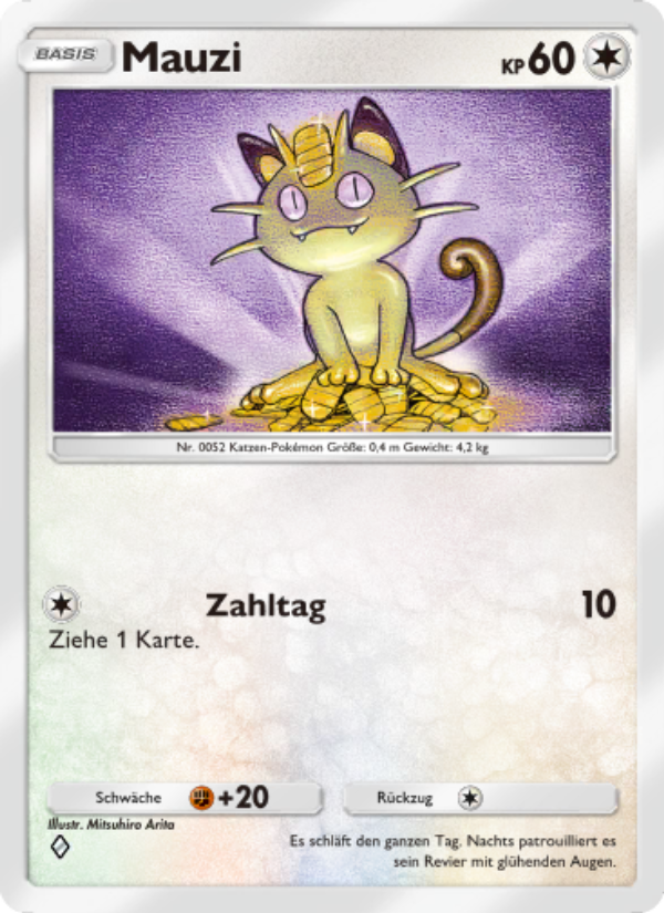 Mauzi 196 — Unschlagbare Gene (German Pokémon TCG card)