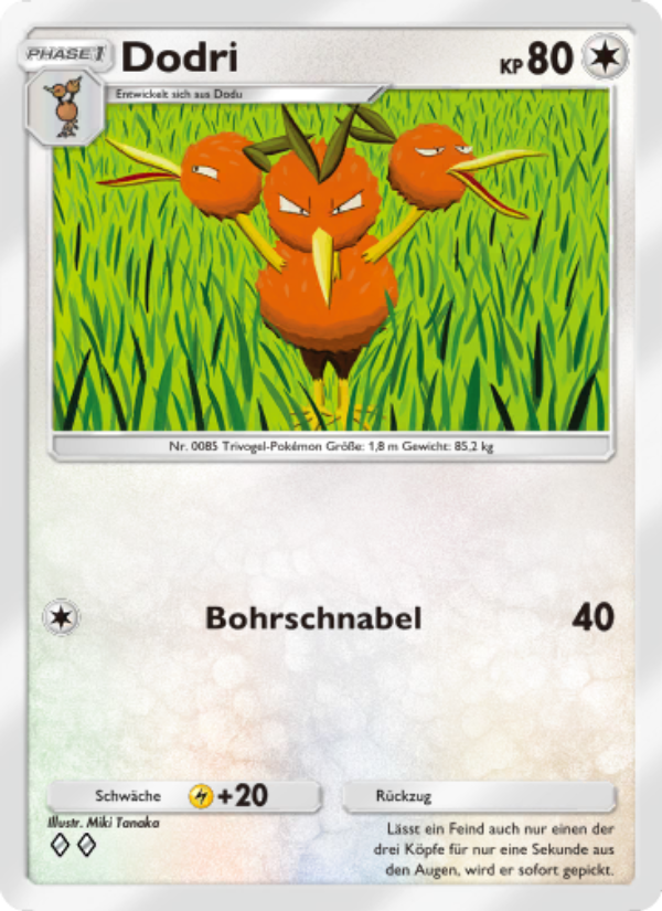 Dodri 200 — Unschlagbare Gene (German Pokémon TCG card)