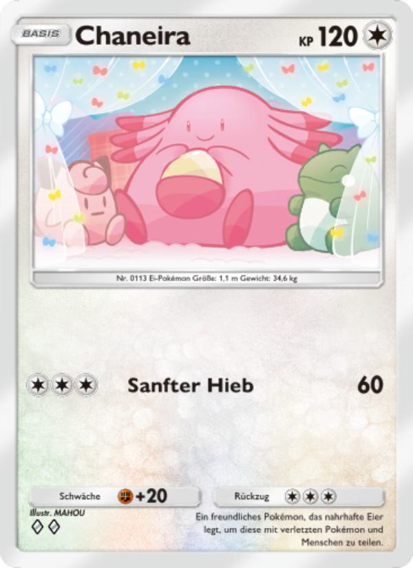 Chaneira 202 — Unschlagbare Gene (German Pokémon TCG card)
