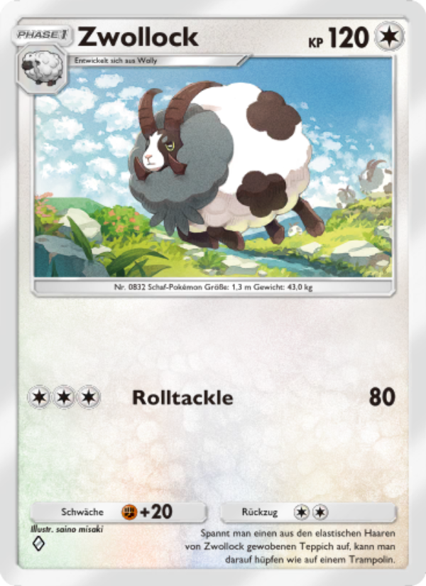Zwollock 215 — Unschlagbare Gene (German Pokémon TCG card)