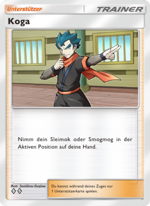 Koga 222 — Unschlagbare Gene (German Pokémon TCG card)