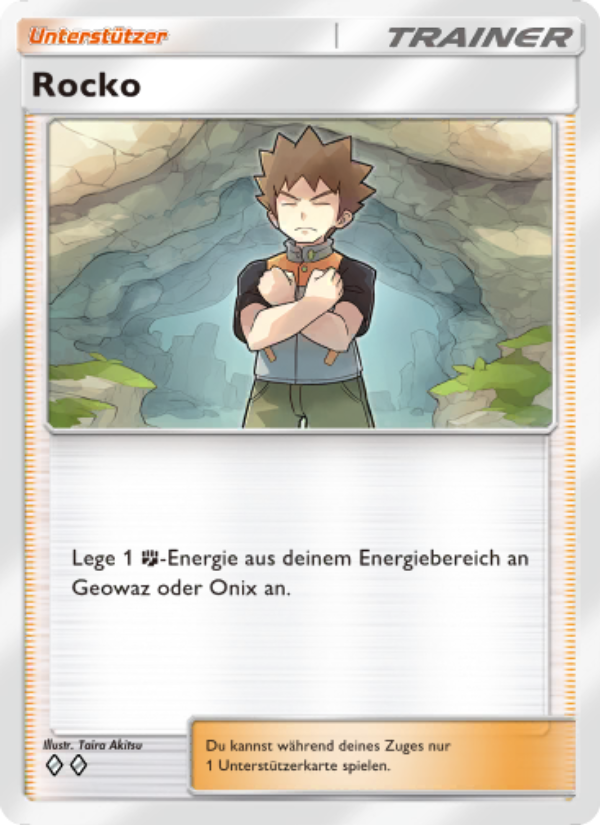 Rocko 224 — Unschlagbare Gene (German Pokémon TCG card)