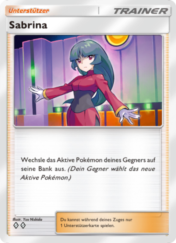 Sabrina 225 — Unschlagbare Gene (German Pokémon TCG card)