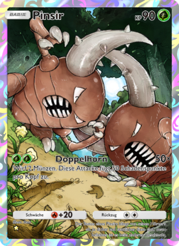 Pinsir 229 — Unschlagbare Gene (German Pokémon TCG card)