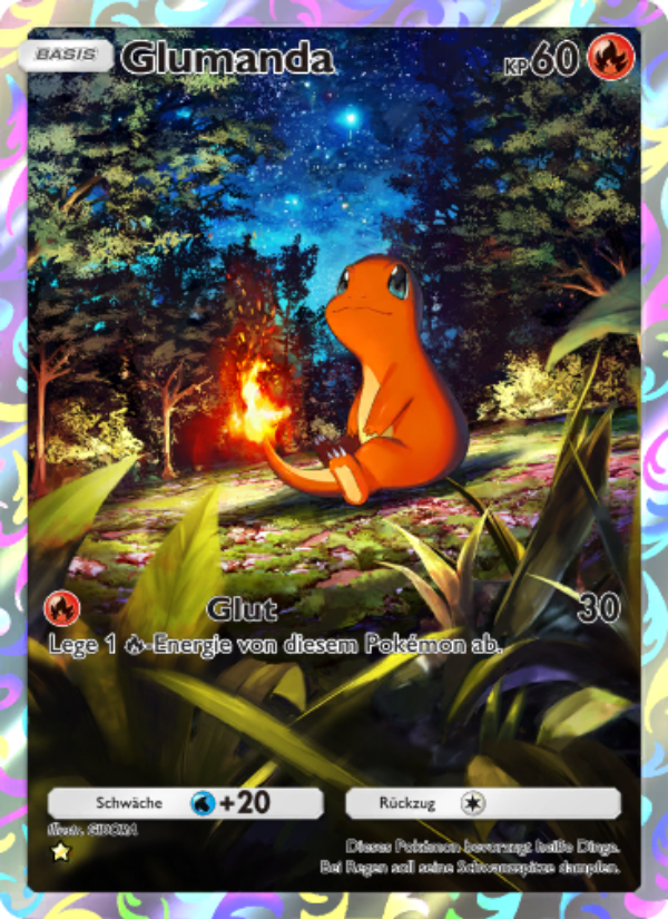 Glumanda 230 — Unschlagbare Gene (German Pokémon TCG card)