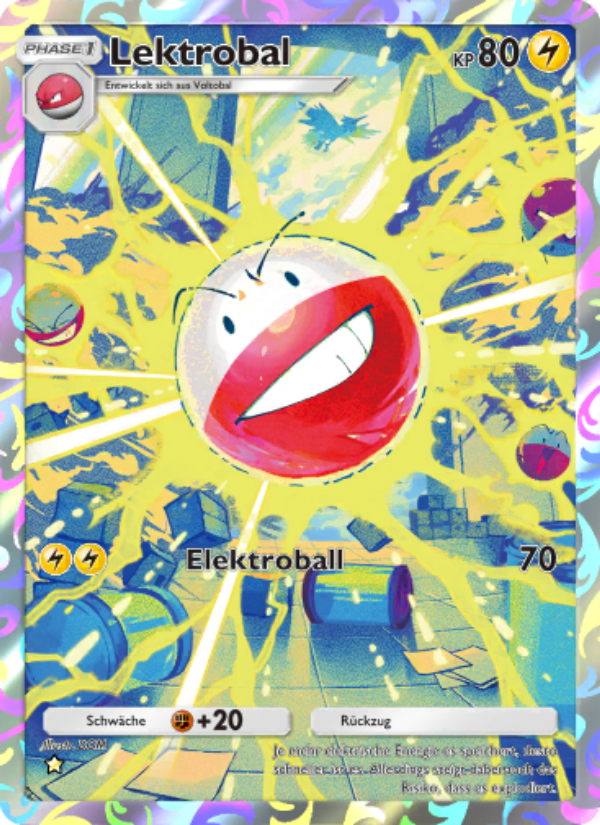 Lektrobal 235 — Unschlagbare Gene (German Pokémon TCG card)