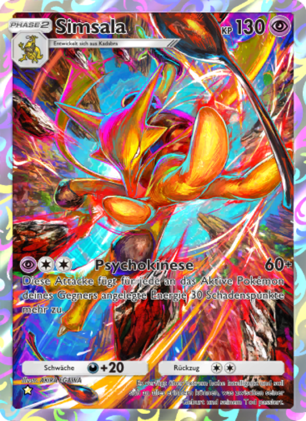 Simsala 236 — Unschlagbare Gene (German Pokémon TCG card)