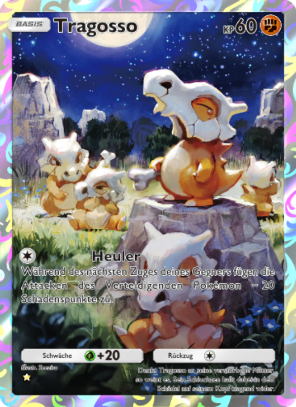Tragosso 239 — Unschlagbare Gene (German Pokémon TCG card)