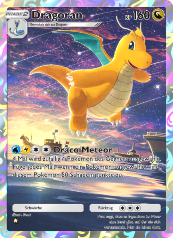 Dragoran 244 — Unschlagbare Gene (German Pokémon TCG card)
