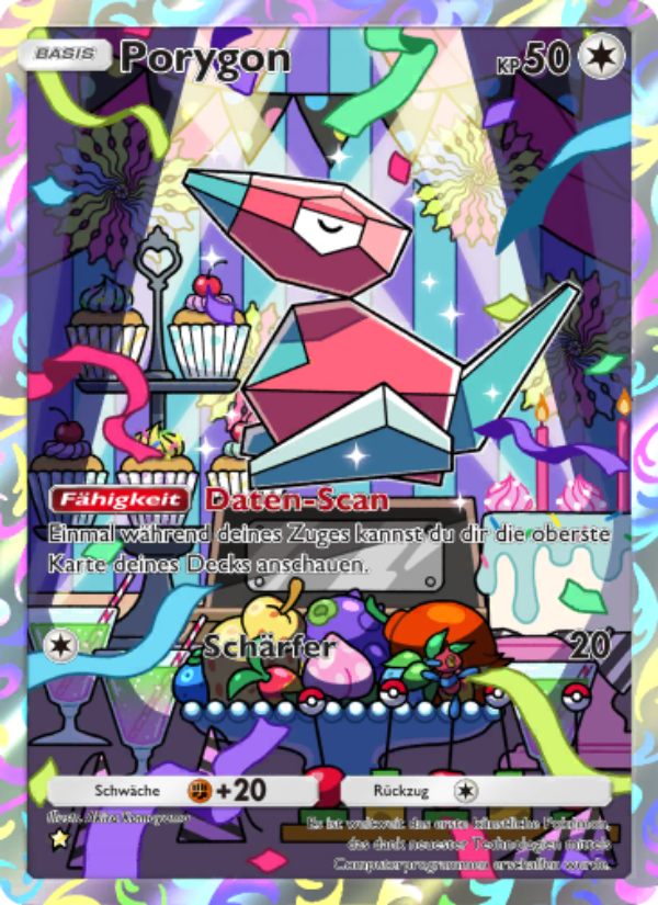 Porygon 249 — Unschlagbare Gene (German Pokémon TCG card)