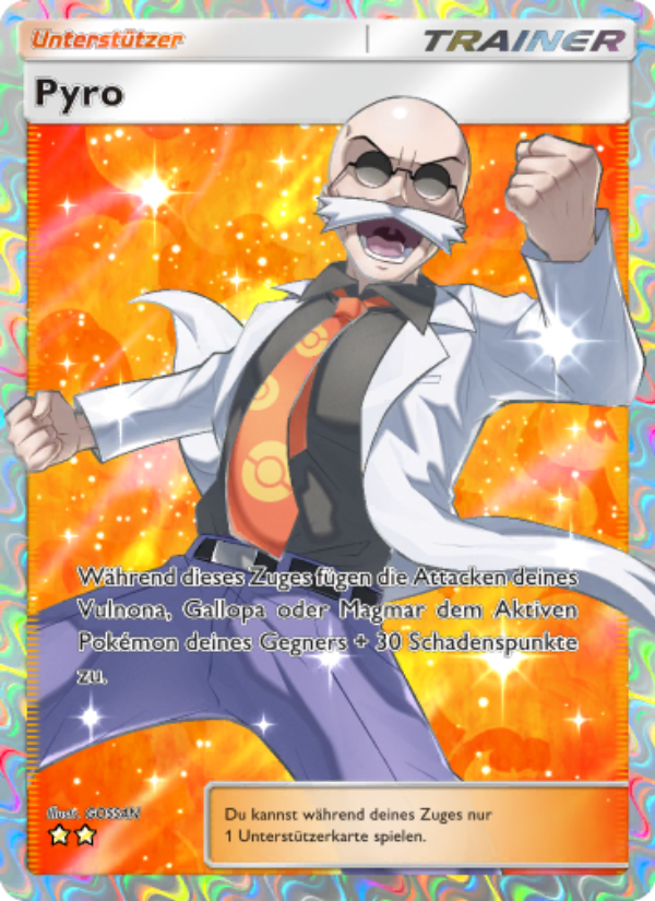 Pyro 268 — Unschlagbare Gene (German Pokémon TCG card)