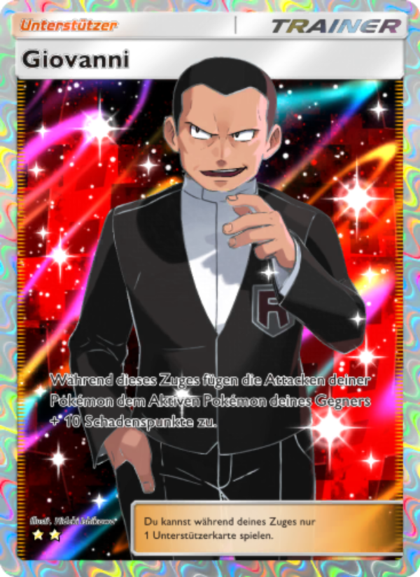 Giovanni 270 — Unschlagbare Gene (German Pokémon TCG card)
