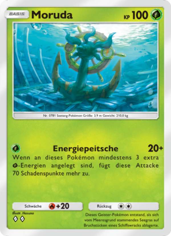 Moruda 009 — Mysteriöse Insel (German Pokémon TCG card)
