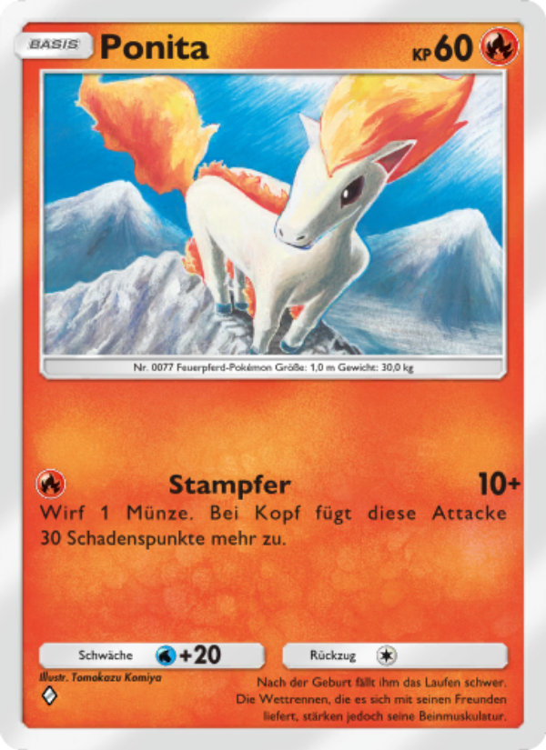 Ponita 010 — Mysteriöse Insel (German Pokémon TCG card)