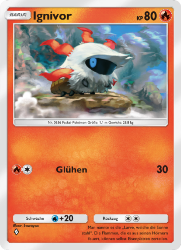 Ignivor 013 — Mysteriöse Insel (German Pokémon TCG card)