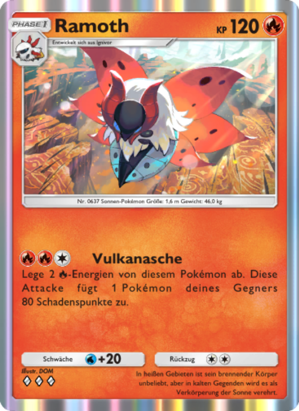 Ramoth 014 — Mysteriöse Insel (German Pokémon TCG card)