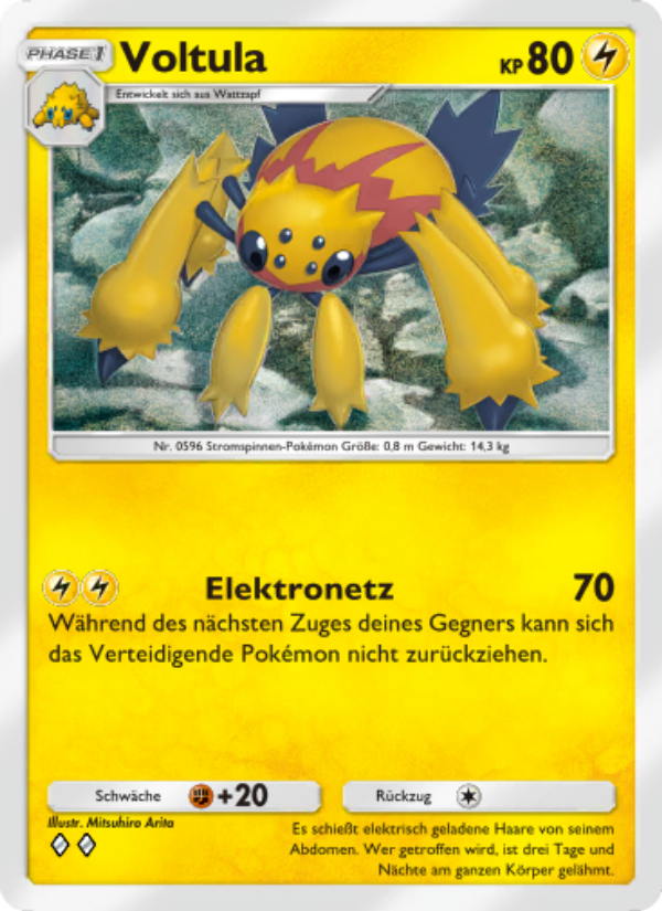 Voltula 029 — Mysteriöse Insel (German Pokémon TCG card)