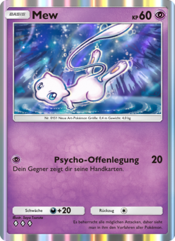 Mew 031 — Mysteriöse Insel (German Pokémon TCG card)