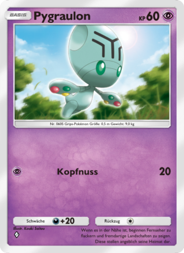 Pygraulon 034 — Mysteriöse Insel (German Pokémon TCG card)