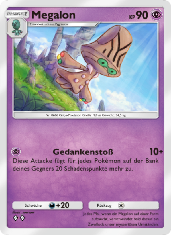 Megalon 035 — Mysteriöse Insel (German Pokémon TCG card)