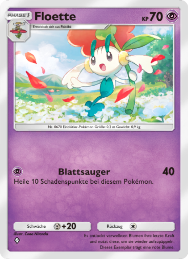 Floette 037 — Mysteriöse Insel (German Pokémon TCG card)
