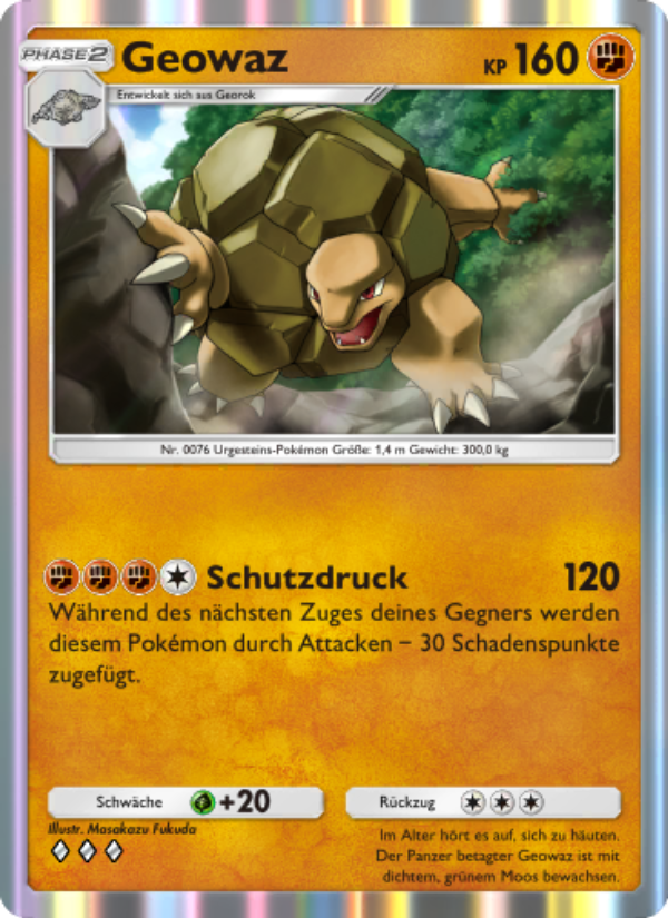 Geowaz 045 — Mysteriöse Insel (German Pokémon TCG card)