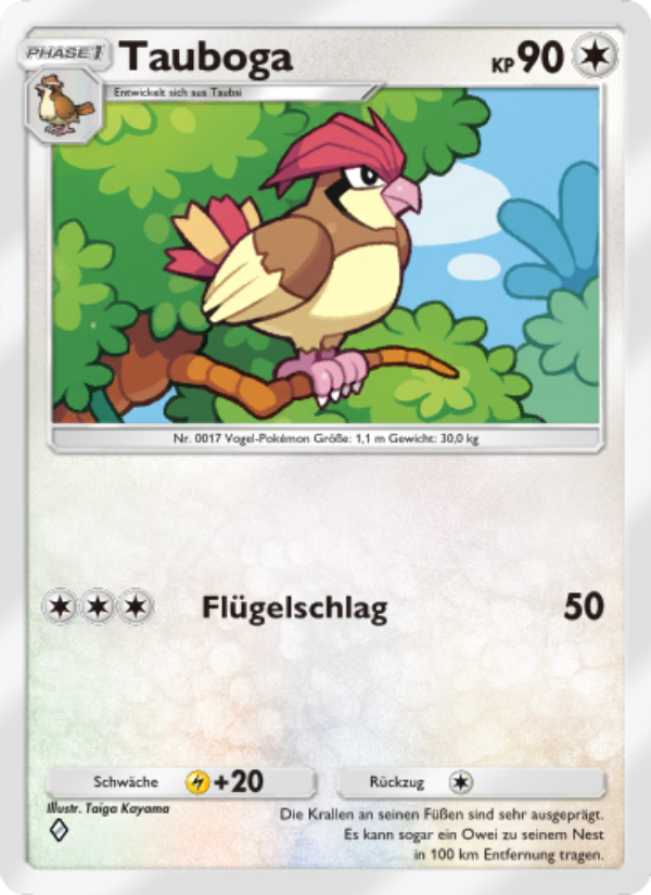 Tauboga 058 — Mysteriöse Insel (German Pokémon TCG card)
