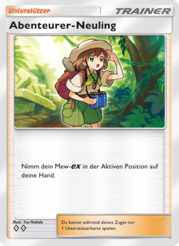 Abenteurer-Neuling 066 — Mysteriöse Insel (German Pokémon TCG card)