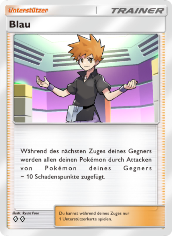 Blau 067 — Mysteriöse Insel (German Pokémon TCG card)