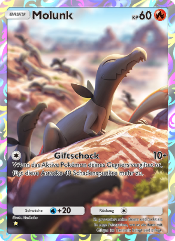 Molunk 071 — Mysteriöse Insel (German Pokémon TCG card)