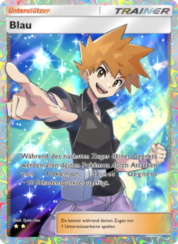 Blau 081 — Mysteriöse Insel (German Pokémon TCG card)