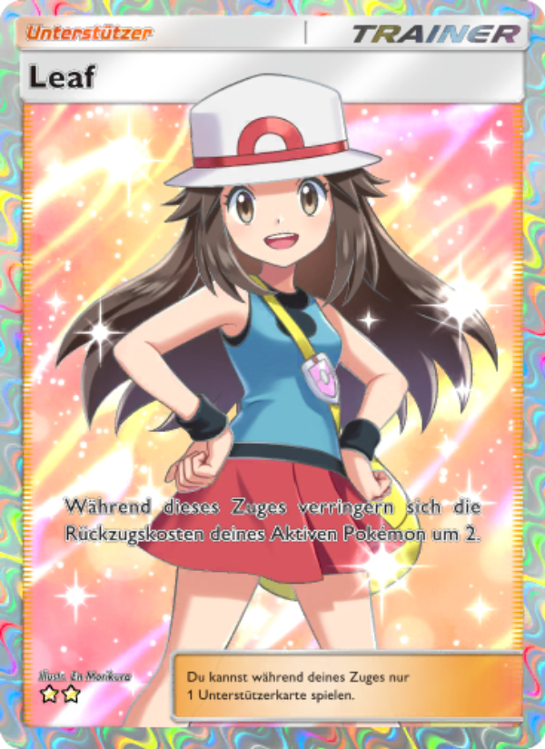 Leaf 082 — Mysteriöse Insel (German Pokémon TCG card)
