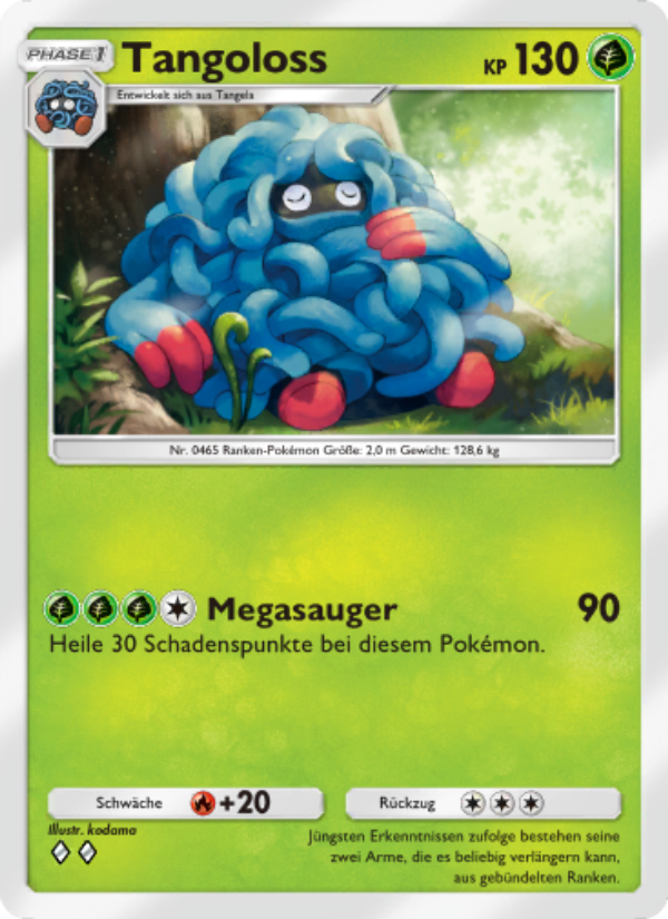 Tangoloss 005 — Kollision von Raum und Zeit (German Pokémon TCG card)