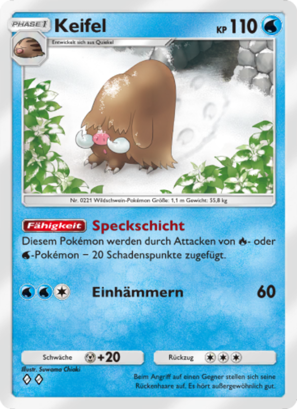 Keifel 032 — Kollision von Raum und Zeit (German Pokémon TCG card)