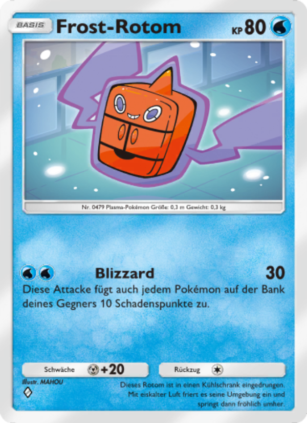 Frost-Rotom 048 — Kollision von Raum und Zeit (German Pokémon TCG card)