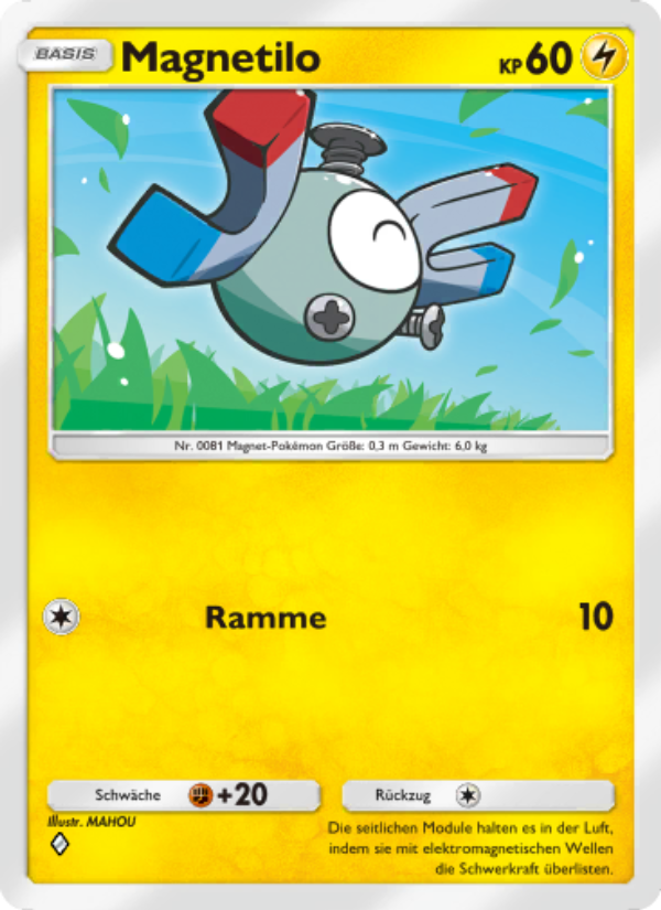 Magnetilo 051 — Kollision von Raum und Zeit (German Pokémon TCG card)